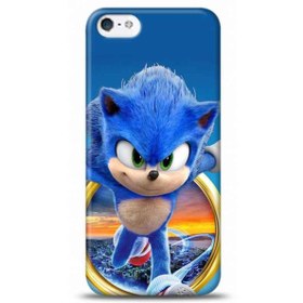 Resim Marselit Iphone Se 2020/7/8 Super Sonic Tasarımlı Telefon Kılıfı-sonic2 