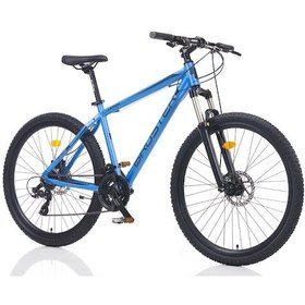 Resim Broster Astron 29 Mekanik Disk Fren Mat Mavi Gri Dağ Bisikleti Mavi 