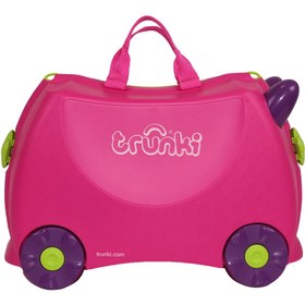 Resim Trunki 0061 Çocuk Valiz Pembe 