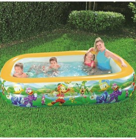 Resim Bestway Büyük Boy Şişme Aile Havuzu Disney 262x175x51 CM 91008 Çok Renkli 