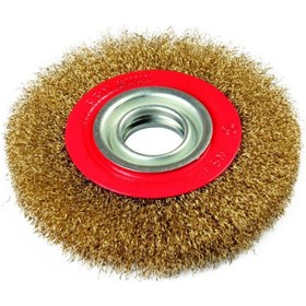 Resim Master Dairesel Saçaklı Fırça 150 mm Metal Yüzey Temizleme Başlığı Aksesuarı 