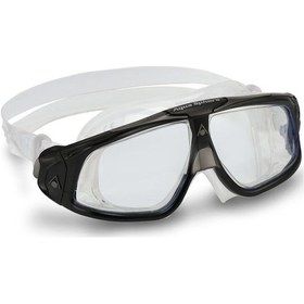 Resim Aqua Sphere Seal 2.0 Şeffaf Cam - Siyah/Gri Yüzücü Gözlüğü Beyaz 