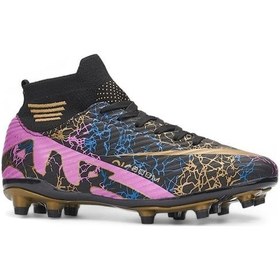 Resim Tuğba Ortopedi 565 Erkek Çocuk Krampon Siyah/altın Siyah - Altın 