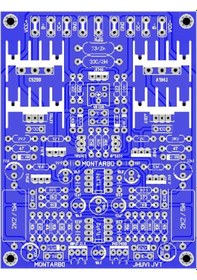 Resim Montarbo Güç Amplifikatörü Amfi Devresi 