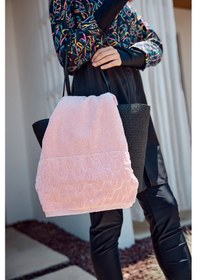 Resim Pamuklu Deniz Havuz Plaj Banyo Havlusu 01 Pudra Pudra 