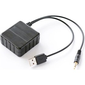 Resim Evrensel Araç Kablosuz Bluetooth Modülü Aux Ses Adaptör Kablosu 