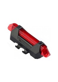 Resim Bisiklet Işığı Led Stop Arka Ikaz Işık Lamba Usb Şarjlı 4 Mod Kırmızı 