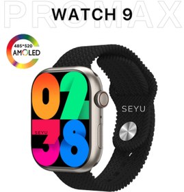 Resim SEYUWATCH Watch 9 Pro Plus Amoled Akıllı Saat Iphone Ve Android Tüm Telefonlara Uyumlu Smart Watch 