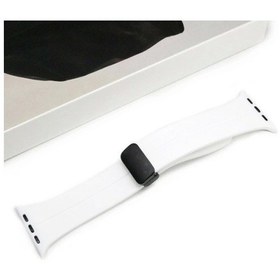 Resim Ally iOs Watch Uyumlu 7-8 45mm 6-5-4 44mm Watch Ultra 49mm Manyetik Uçlu Silikon Kayış Kordon 3-2-1 42mm 