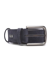 Resim Tamer Tanca Erkek Hakiki Deri Lacivert Kemer 171 15 Spr Erk Kmr Sk19/20 Lacı 