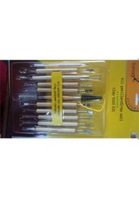 Resim Kil -Polimer Kil -Seramik Kil Şekillendirme Seti 21 Alet (11 P 