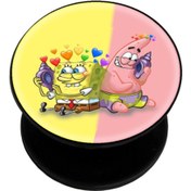 Resim BK Design Sünger Bob Popsoket Telefon Parmak Tutucu Popsocket Ps3328 