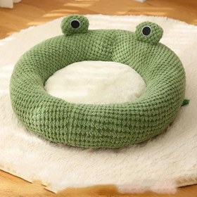 Resim Paw Portal Kurbağa Kedi Yatağı - 3 Seçenek - Açık: 50 x 50 x 8 cm 