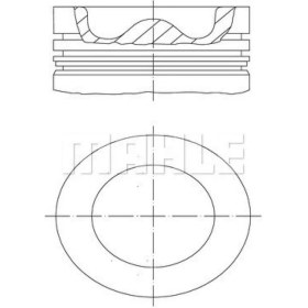 Resim Mahle Mtxdpn Motor Piston Segman 0.50-83.50MM Opel Antara 2.0 Cdti 06-11 -Chevrolet Nubira 2.0 D 05-11 -Lacetti 2.0d 07 Epica 2.0d 04-11 -Cruze 2.0cdi 09 Captiva 2.0d 07 