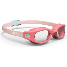 Resim Nabaiji Yüzücü Gözlüğü - Küçük Boy - Pembe/turkuaz - Şeffaf Camlar - Soft 