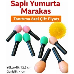 Resim Saplı Plastik Marakas 