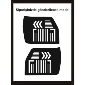 Resim Ne Verelim Size Uno İçin Uyumlu Aksesuar Stop Farı LED Görünümlü Folyo Kaplama 