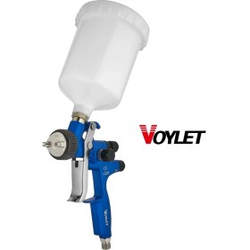 Resim PremiumPort Yüksek Performanslı Üstten Depo Boya Tabancası 1.3mm Mavi 