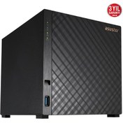 Resim ASUSTOR AS1104T REALTEK RTD1296 4 DİSK YUVASI NAS(4X18TB DESTEĞİ) 1GB DDR4 2.5 GBE X 1 USB 3.2 X 2 