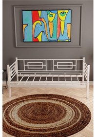 Resim Moblay Larissa Daybed Sedir Karyola Beyaz 