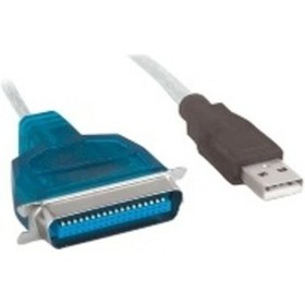 Resim 1.5 Metre Usb İeee 1284 Kablo Usb 36 Pin Centronics Yazıcı Kablosu 