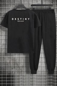 Resim trendypassion Unisex Destiny Baskılı 2'li Eşofman Takımı 