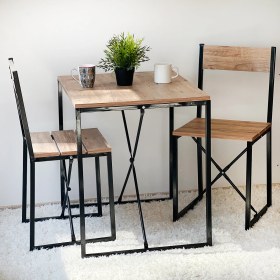 Resim Cafe Masası Yemek Masası 2 Kişilik Masa Takımı 5135 