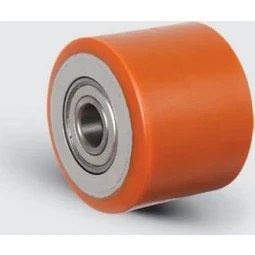 Resim Vbp70X60X20 Döküm Üzeri Poliüretan Transpalet Tekerleği, Çap:70, Genişlik:60, Bilya Rulmanlı 