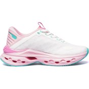 Resim Hummel Beyaz-Pembe Fileli Esnek Kadın Spor Ayakkabı 900682 Hml Horizon 