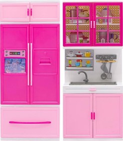 Resim My Happy Mutfak Seti Lavabo Buzdolabı 