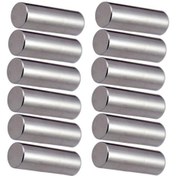 Resim 12 Parça Elektro Gitar Parçaları Pikap Manyetik Çubuk Slug Barlar Metal 15x5mm 