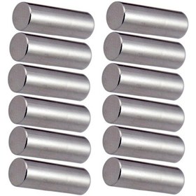 Resim 12 Parça Elektro Gitar Parçaları Pikap Manyetik Çubuk Slug Barlar Metal 15x5mm 