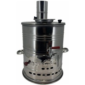 Resim Paslanmaz 304 Çelik Demlikli 7 L Semaver 