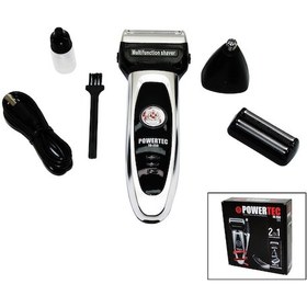 Resim Powertec Tr-2502ın1sıfır Sakal+tüy Alma Başlık+sakal Çizme Bıçaklı Yedek Bıçaklı - Usb Şarjlı Traş Makinesi 3877 