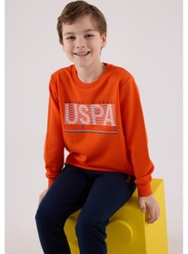 Resim U.S. Polo Assn. Erkek Çocuk Alt Üst 2 Parça Eşofman Takımı Us2209 Nar Çiceği 