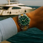 Resim INTRATES Lüks Spectrum Erkek Saati – Çelik Kordon, Hareketli Çerçeve, Takvimli 