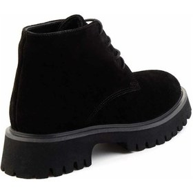 Resim Siyah Hakiki Deri Kadın Bot & Bootie K02044001902 Siyah 