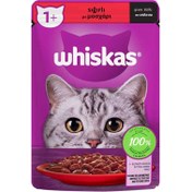 Resim Whiskas Etli Kedi Maması 85 G 