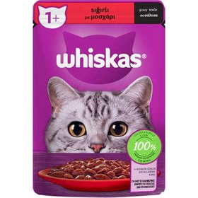 Resim Whiskas Etli Kedi Maması 85 G 