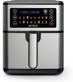 Resim arnica GH22230 Airfryer Sıcak Hava Fritözü Gri Siyah 