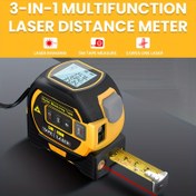 Resim MIGPRC yüksek hassasiyetli lazer mesafe ölçerli çelik şerit metre, Ölçüm Lazeri Metre, Çapraz Düzlem Mesafesi Aleti ve Seviyeli Laser, Şerit Mesafe Cihazı, Uzaklıktan Measurman Ekipman, İnşaat Harita Alma Donanımı, Dayanıklı İmalat, Kompakt Laver Sekizlik, Abs Plastik Gövde, Sağlamlaştırıcı Kesinölçek Enstrumanları, Sayısal Yardimci Aracılar, Insaat Iscilerine Ve DIY Tutkununa 