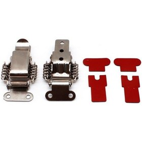 Resim Üniversal Araç Tampon Klipsi Küçük Silver 