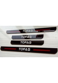 Resim Fiat Tofaş Uyumlu Pleksi Kapı Eşiği Takımı 4 Adet 