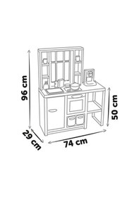 Resim Kitchen Çatı Katı Yeni Şık Tasarım Mutfak Oyun Seti 