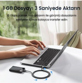 Resim Usb 3.0 Type-c 60w 10gbps Data Şarj Kablosu 1 Metre Sku: Smg8690010070517 
