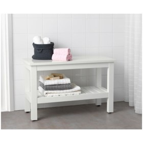 Resim IKEA Hemnes Bank Beyaz, 83x37x53 Cm 