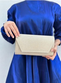 Resim she poly Kadın Çupra Altın Abiye Clutch Portföy El Gece Düğün Çantası 