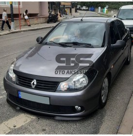 Resim Renault Symbol Thalia Cupra R Uyumlu Ön Lip Mat Siyah Ön Tampon Lip 