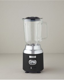Resim Empressco Retro tasarımlı şık siyah sürahi ve blender seti, pratik kullanım kolaylığı sağlar. 