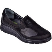 Resim Forelli Hakiki Deri Comfort Kadın Ayakkabı For-faye Siyah Siyah 